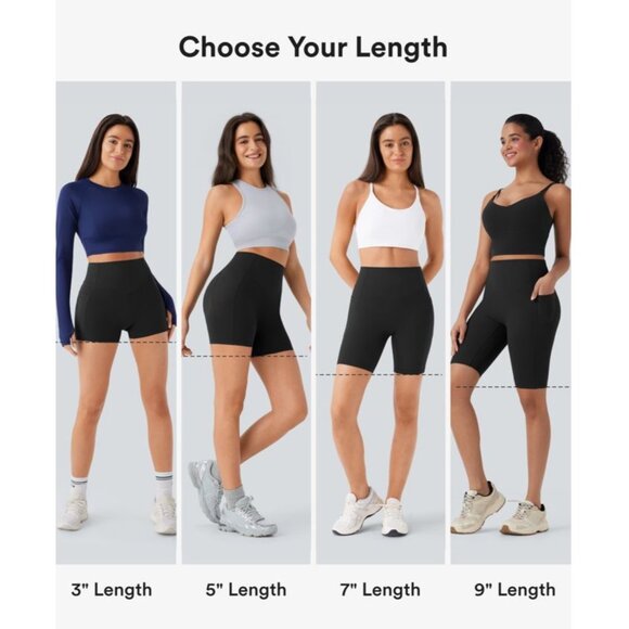 Halara UltraSculpt Tummy Control Scrunch Butt Lift Biker Shorts Sz Small Womens - Picture 13 of 13